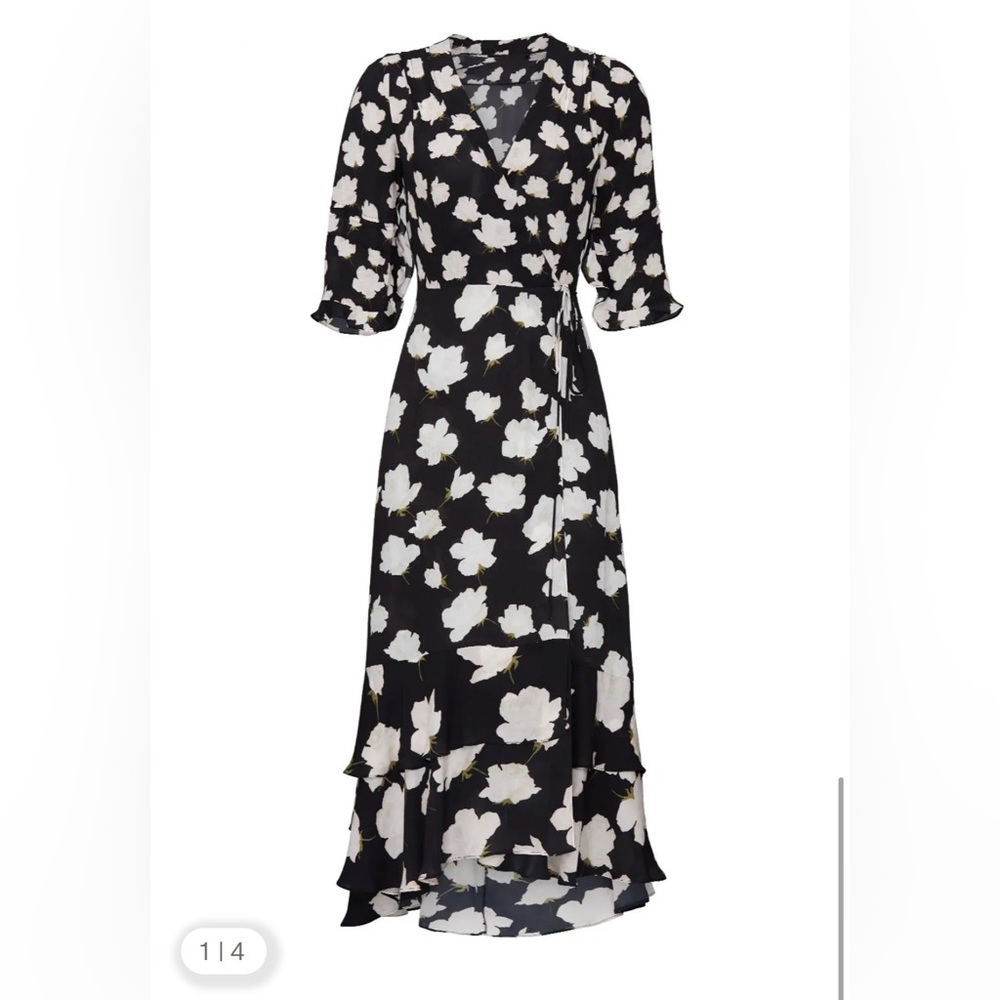 AllSaints Delana Wrap Dress